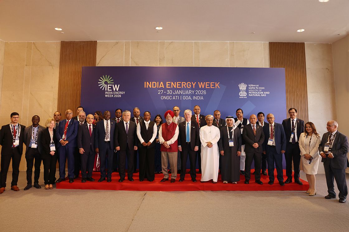 Delegates at India Energy Week 2026 at UBCC